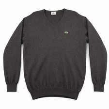 Lacoste Mens V Neck Jumper L
