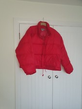 Naf Naf red puffer jacket Size L or T2