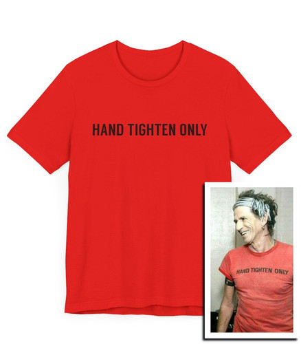 Hand tighten only shirt - tighten,