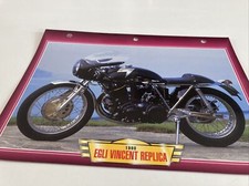 Egli Vincent 1000 Replica 1998 Motorcycle Card Passion Collection Atlas