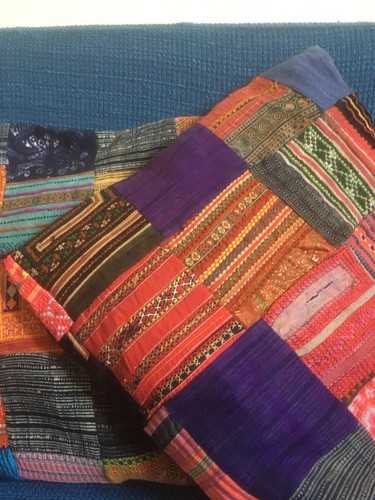 Hill tribe cushion cover - cushion,