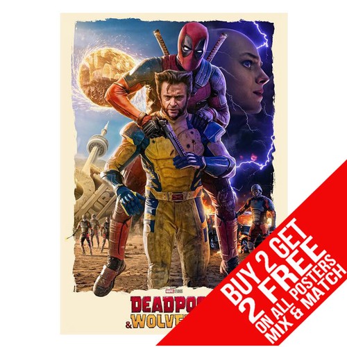 Deadpool wolverine poster - deadpool, &