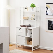 White Office Display Cabinet