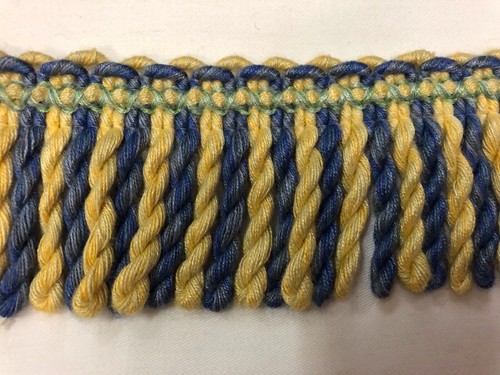 Lemon mid blue fringing - blue,