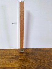 25 Wooden Crackling Candle Wicks + Metal Bases | Natural Redwood | 12.5x130mm.