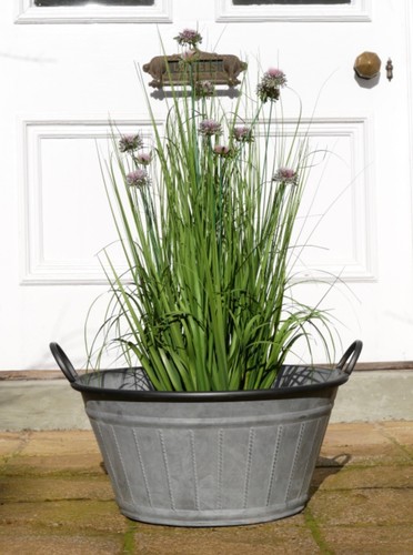 Vintage style galvanised - style, metal