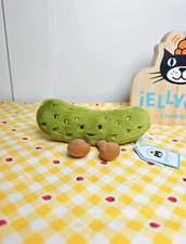 JellyCat  I Am Amuseable Pickle small plush doll tags+dust bag 1pcs