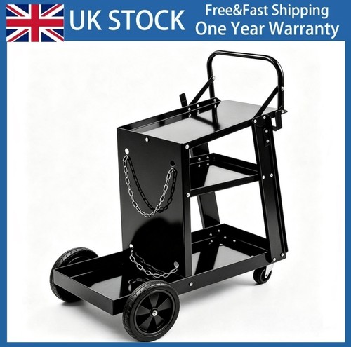 Tier trolley welding cart - 3-tier,