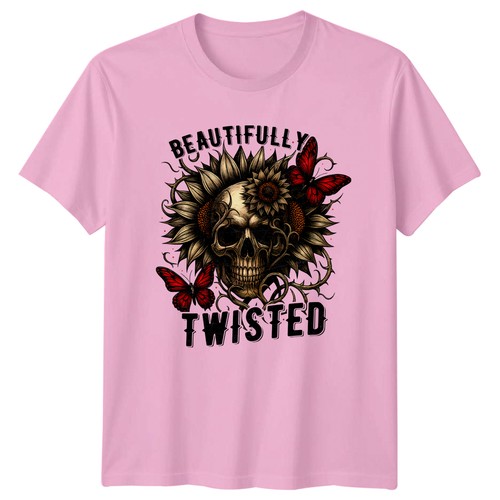 Beautifully twisted shirt - beautifully, t-shirt