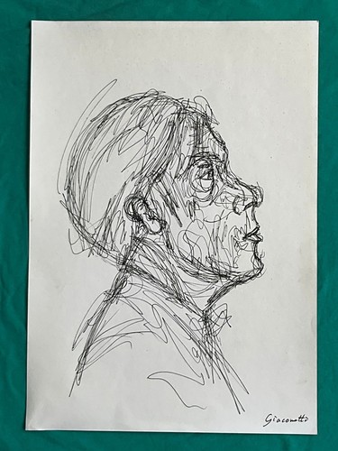 Alberto giacometti drawing - alberto,