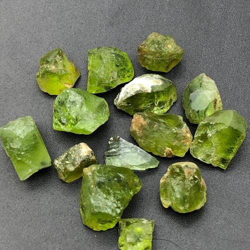 Natural green peridot rough - natural,