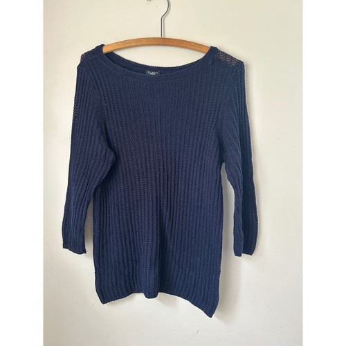 Talbots women navy blue - navy, knit