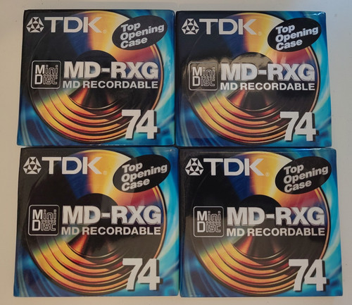 Tdk rxg mini discs - tdk,
