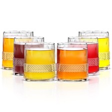 Whisky Glass Gift Set Xmas Present Gift Box Drinkware Juice Cocktail Whiskey Gla