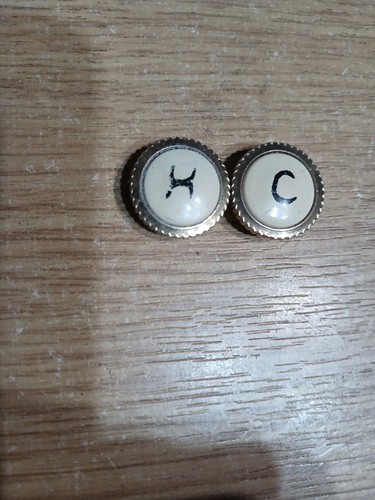 Pair gold plated tap - pair, of