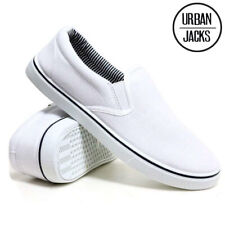 MENS SLIP ON CASUAL CANVAS ESPADRILLES PUMPS SHOES GYM PLIMSOLLS TRAINERS SIZE 