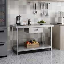 4FT Stainless Steel Prep Table