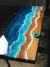 48" x 18" Epoxy Resin Wood