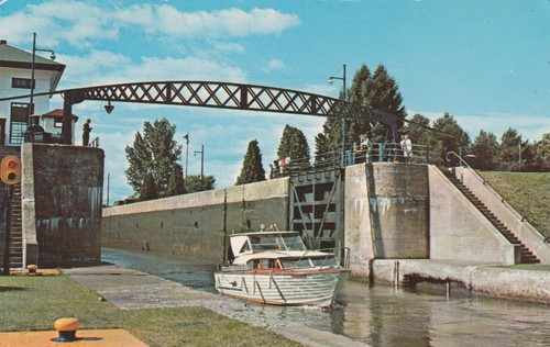 Marcy barge canal lock - marcy,ny~barge,