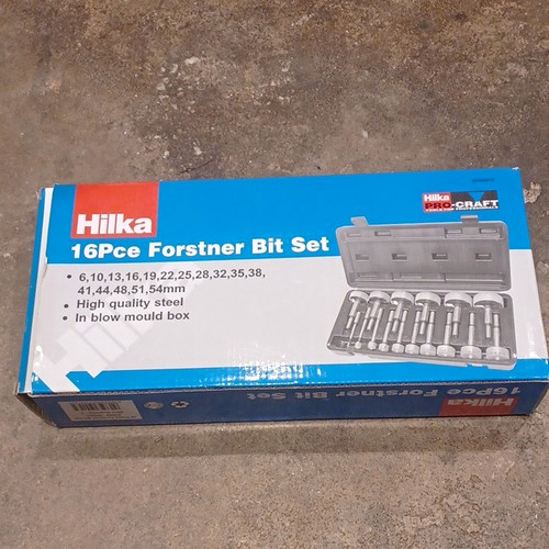 Hilka 16pc forstner drill bit - hilka,