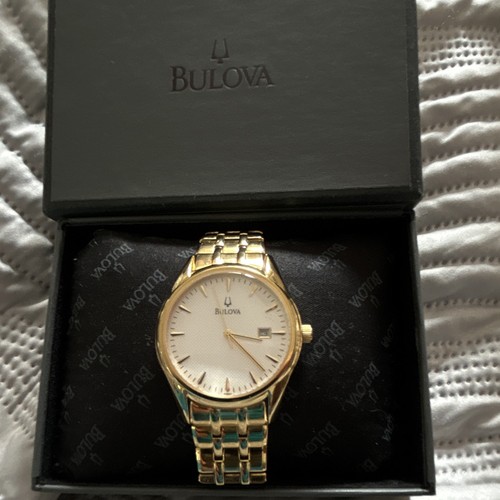 Bulova quartz dress - watch, 40mm