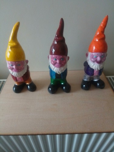 Set ceramic garden - set, gnomes