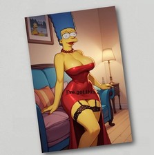 Fridge Magnet Marg Simpson -