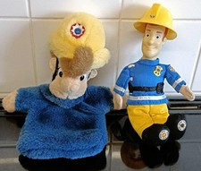 Fireman Sam bundle toy and vintage glove puppet U