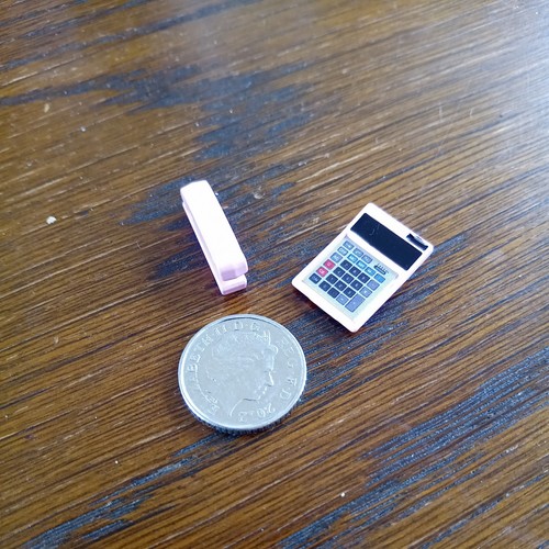 Dolls house miniature pink - house,