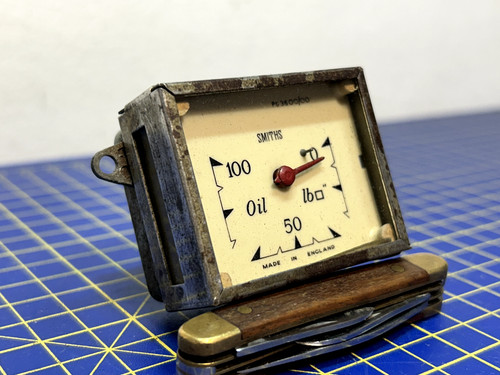 Smiths oil pressure gauge - pressure,