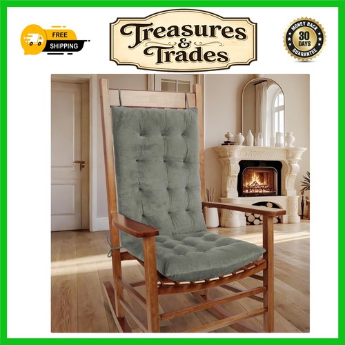 Plush tufted rocking chair - plush,