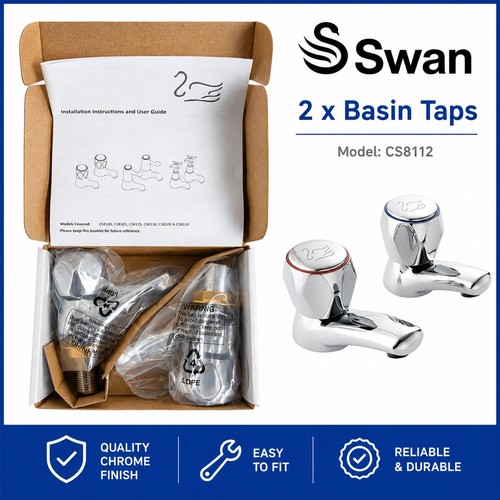Swan bathroom and kitchen taps - and,