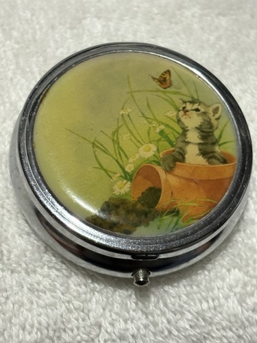 Round silver plated - round,, cat