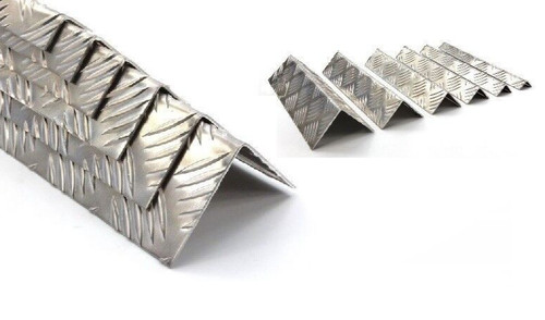 Aluminium chequer plate folded - aluminium,