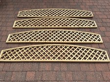 Bow Top Garden Fence Topper Trellis - Brand New, PRICE IS FOR ALL 4 PANELS