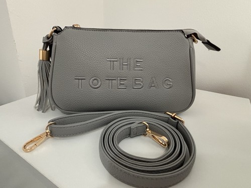 Grey pebbled faux leather - pebbled,