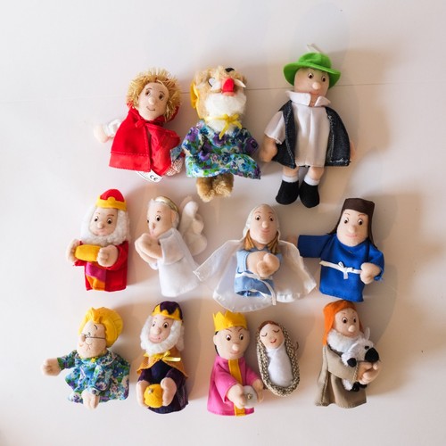 Elc finger puppets xmas - finger,