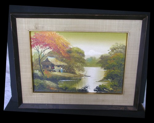 Framed original thai oil - original,
