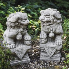 Pair chinese foo dogs - chinese,