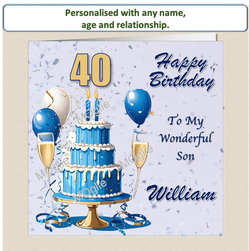 Personalised birthday card - birthday, for