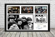 The Beatles Signed Photo Print Autographed Poster Memorabilia