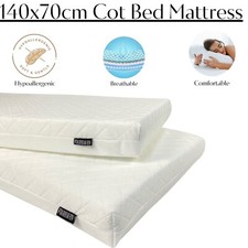 Cot bed Foam Mattress 140x70cm