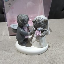 Me To You Bride & Groom Wedding Cake Topper Decoration Tatty Teddy Figurine