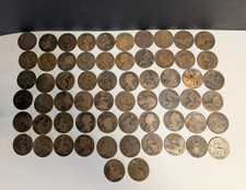 Job Lot Of 62 Old One Penny