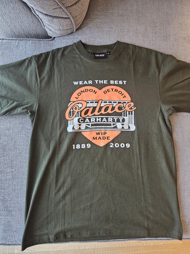 Palace carhartt green - palace, tshirt