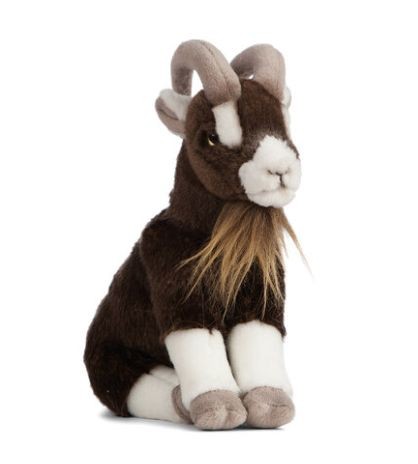 Goat brown billy - farm, plush