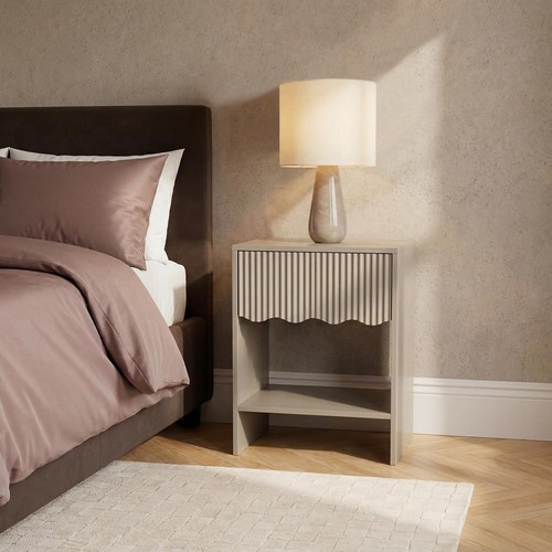 Ohs scallop bedside ribbed - scallop,