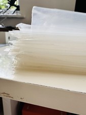 100 12" 450G LP POLYTHENE RECORD SLEEVES COVERS EBAY BEST QUALITY +FREE DELIVERY