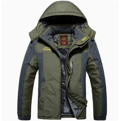 Men hooded waterproof coat - hooded,