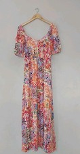 ICHI IKAT PRINT MAXI DRESS In